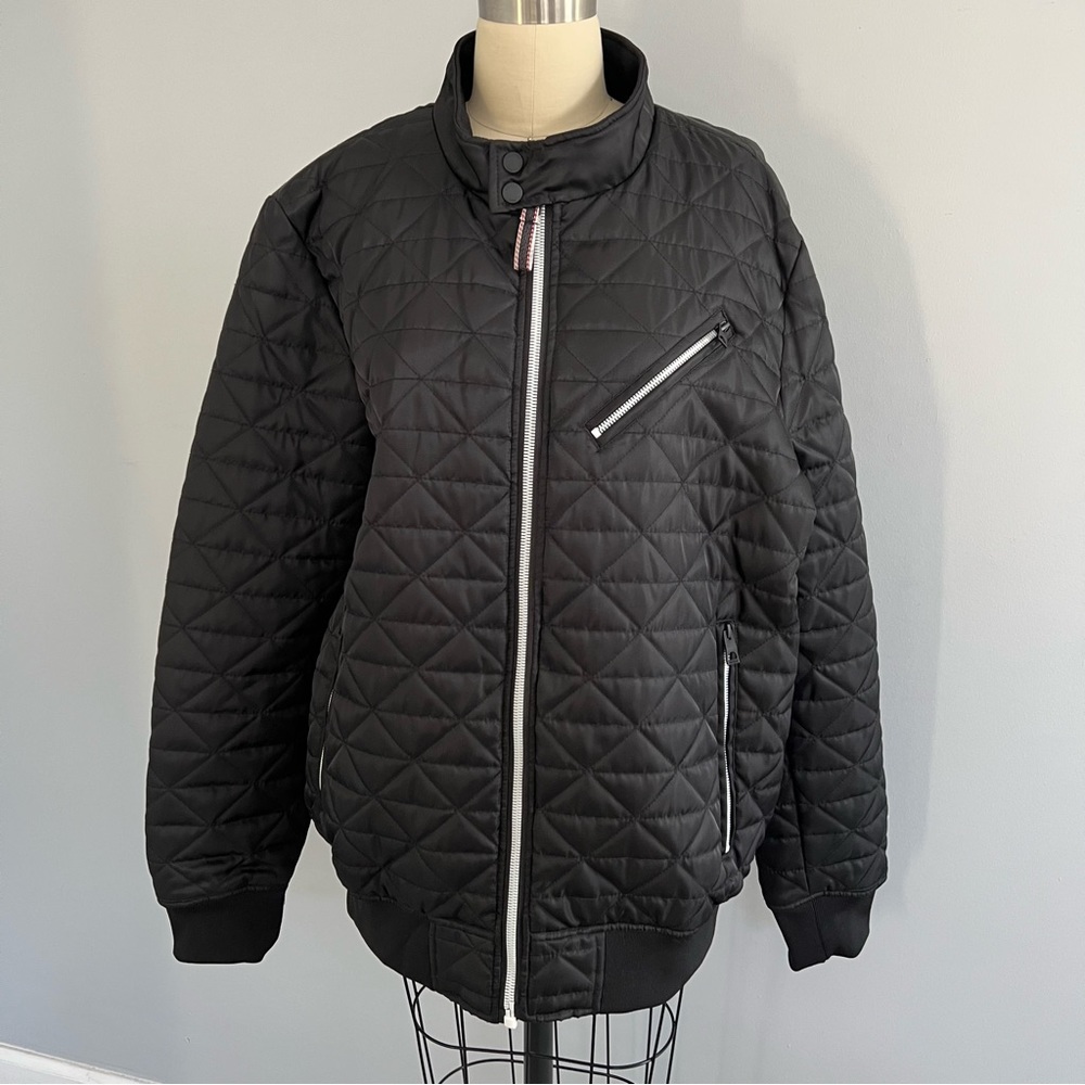 Guess Women’s Black Quilted Winter Coat